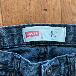 COPY - Boys Black Levi’s 511 slim